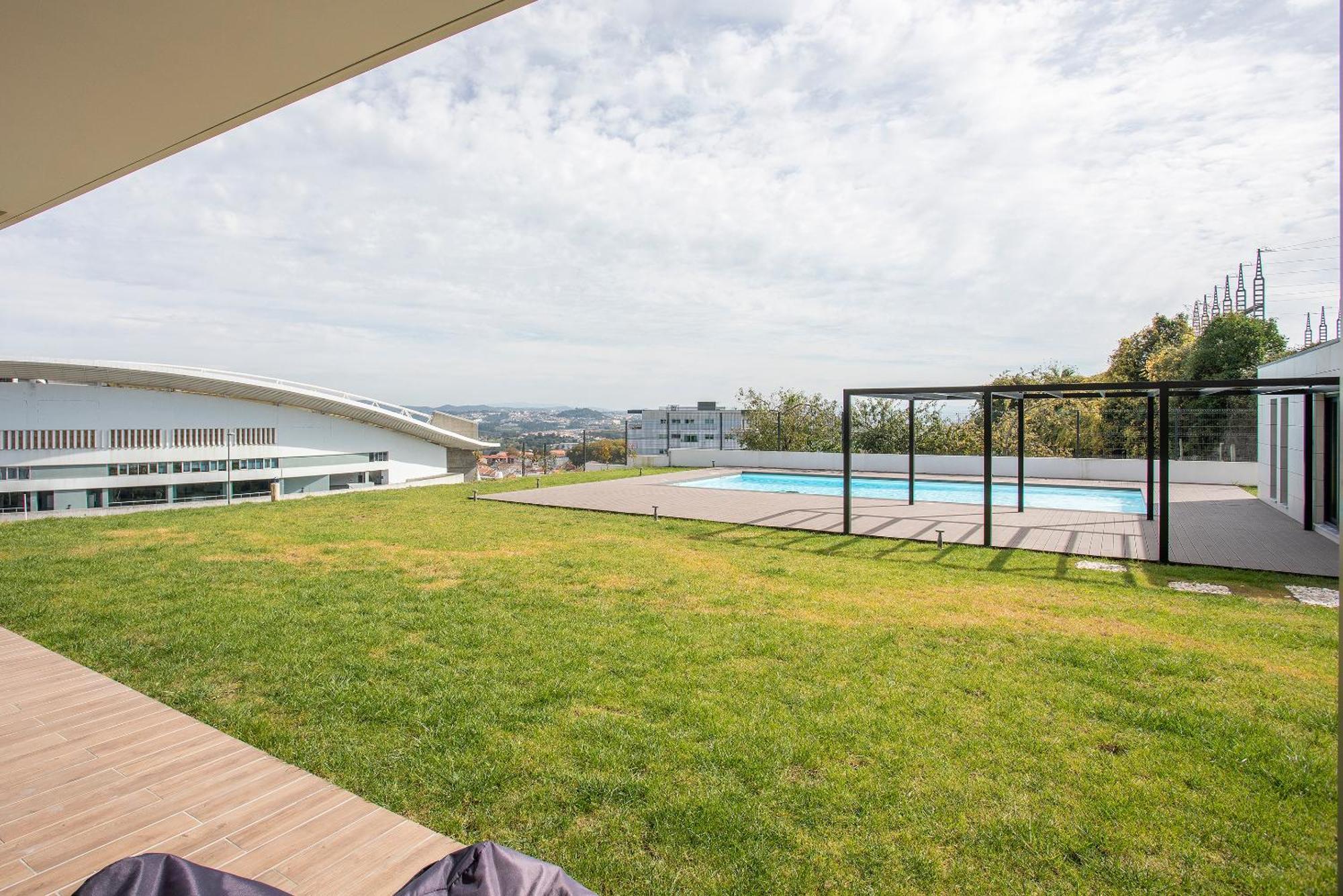 Liiiving In Porto - Dragao Pool View Apartment Bagian luar foto