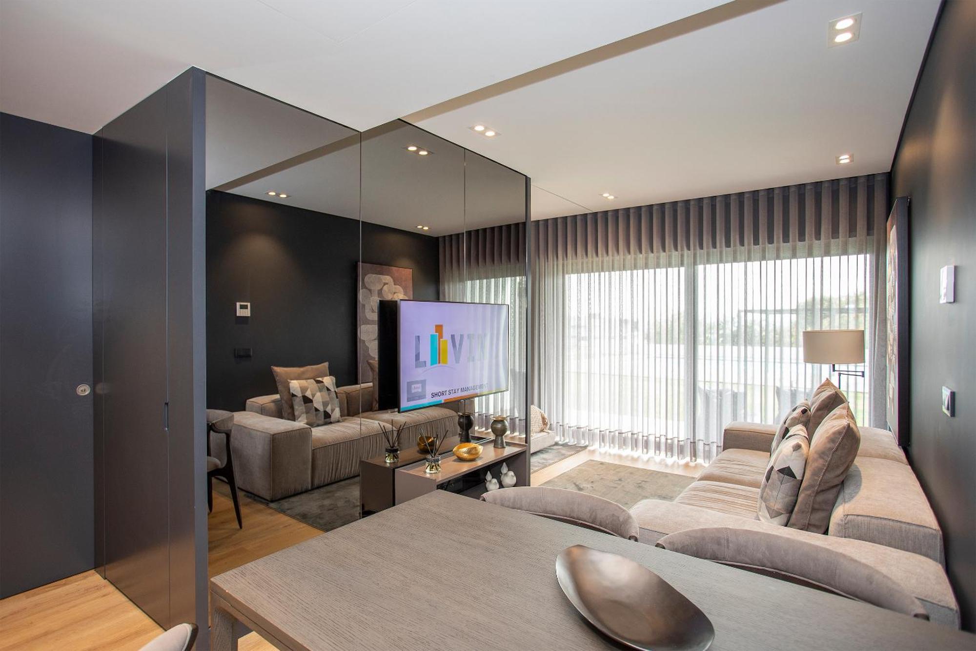 Liiiving In Porto - Dragao Pool View Apartment Bagian luar foto